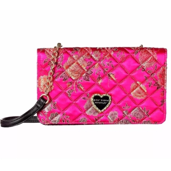 Betsey Johnson Handbags - Betsey Johnson Pink Handbag Crossbody Purse New